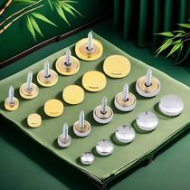 Advertising screws mirror nails copper mirror nails mirror buckles glass nails decorative nails decorative covers gold and silver brushed complete specifications