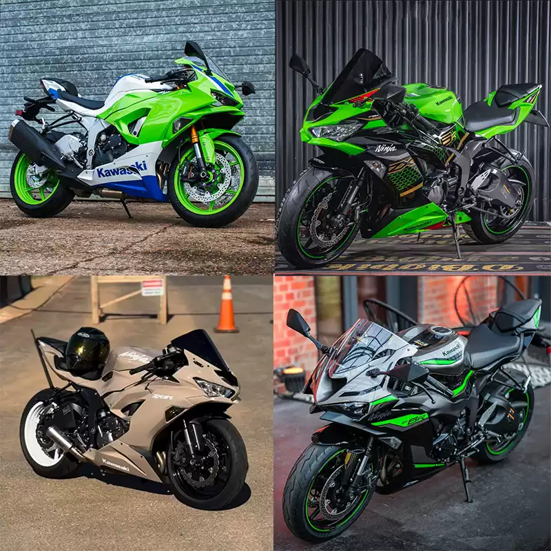 版画 RF 适用川崎忍者Ninja ZX-6R 636 ZX6R 24-25款黑白版画版画定制