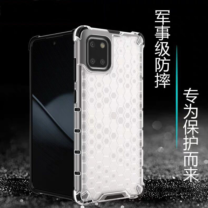 Suitable for Samsung Note10Lite Mobile Phone Case, Anti-Fall Sm-N770F Silicone Protective Cover, Soft Edge Trendy Ring New Model