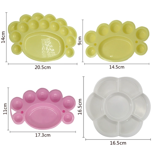 Детская пластиковая палитра, художественная пигментированная акварель, кисть с аксессуарами для тонирования для школьников для рисования, граффити