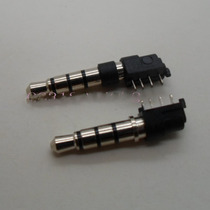 3 5 Four-level plug-in male 3 5 audio plug-in head headphone plug 3 5 90 degree headphone plug