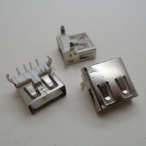 USB female seat USB USB 90 degree curved foot flat mouth endless horizontal socket