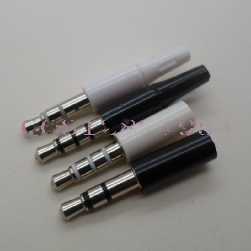 DIY Maintenance Audio Welding Head 3 5mm Headphone Plug Triple 4 Festival with McFour Earphone plug