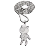 Канье Уэст медведь Ncklace Kanye European и American Tide мужчина и женщины личные парные пары ожерелье периода периода