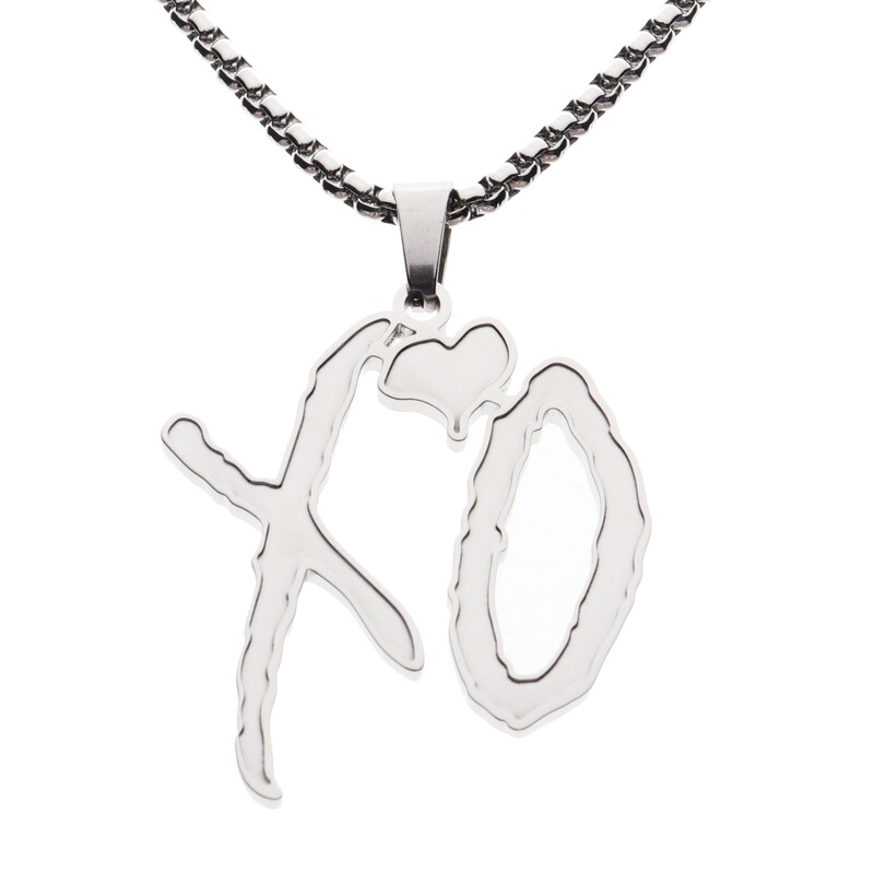 The Weeknd Xo Drake Necklace Hip-Hop Personalized Couple Pendant Necklace