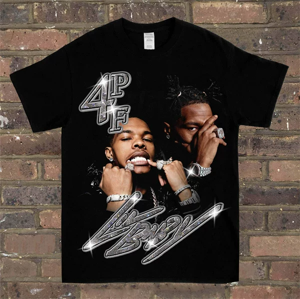 Покупка Homage Tees Lil Baby Tee чтобы отдать дань персонажам ретро короткий рукав Tee