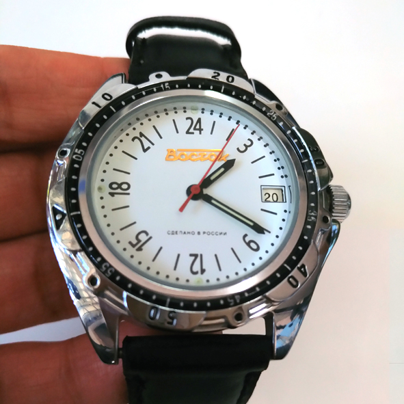 Soviet watches Russian watches manual machinery Oriental vostok 24 hour watch collection new original