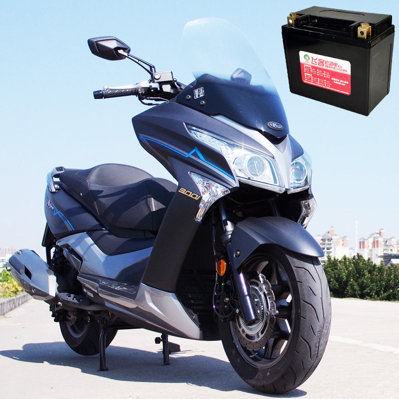 12V motorcycle lead-acid battery modified flyer lithium battery solar racing boat 300CT250 250ABS pedal universal