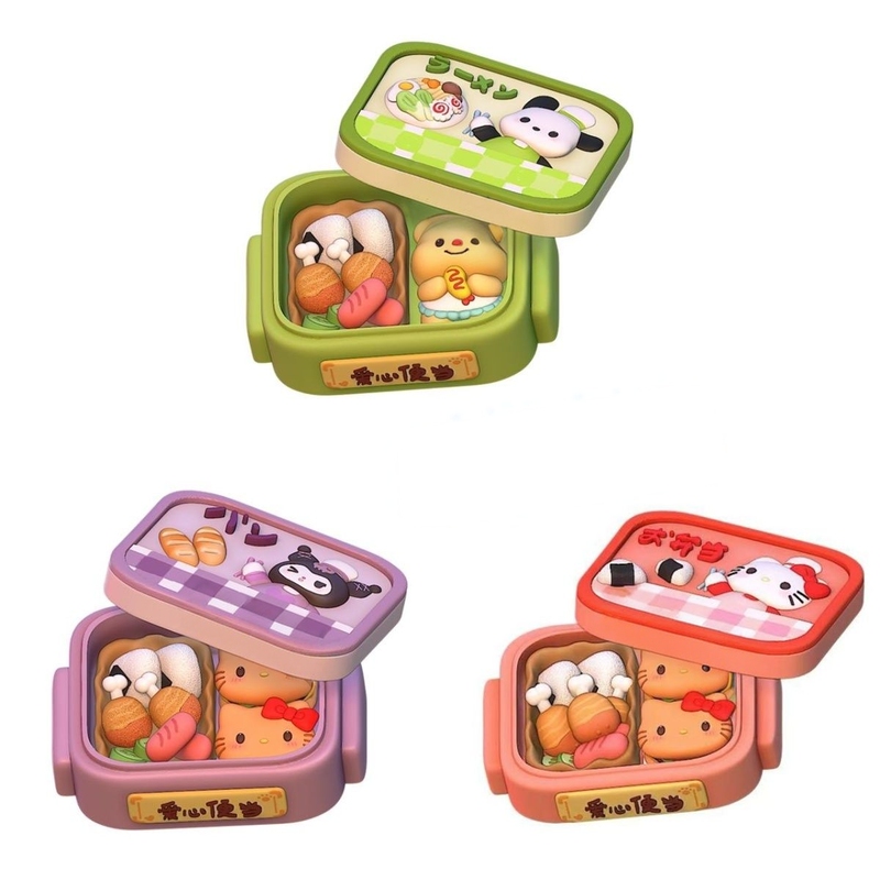 Love-Themed Bento Box Storage Box, Aromatherapy Plaster Doll, Blank Coloring and Graffiti DIY 3D Cartoon