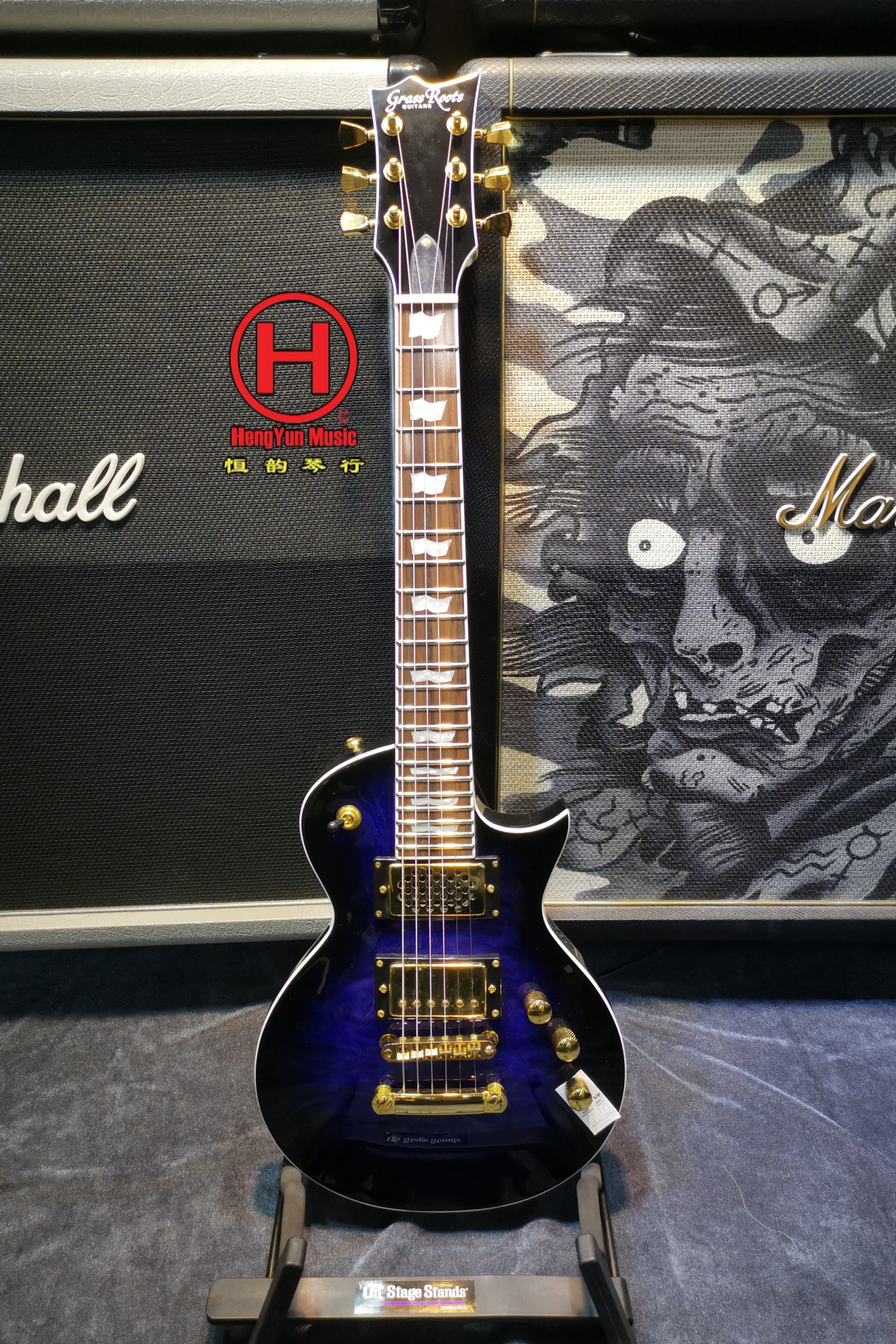 GrassRoots EC MINI QM Children's Electric Guitar