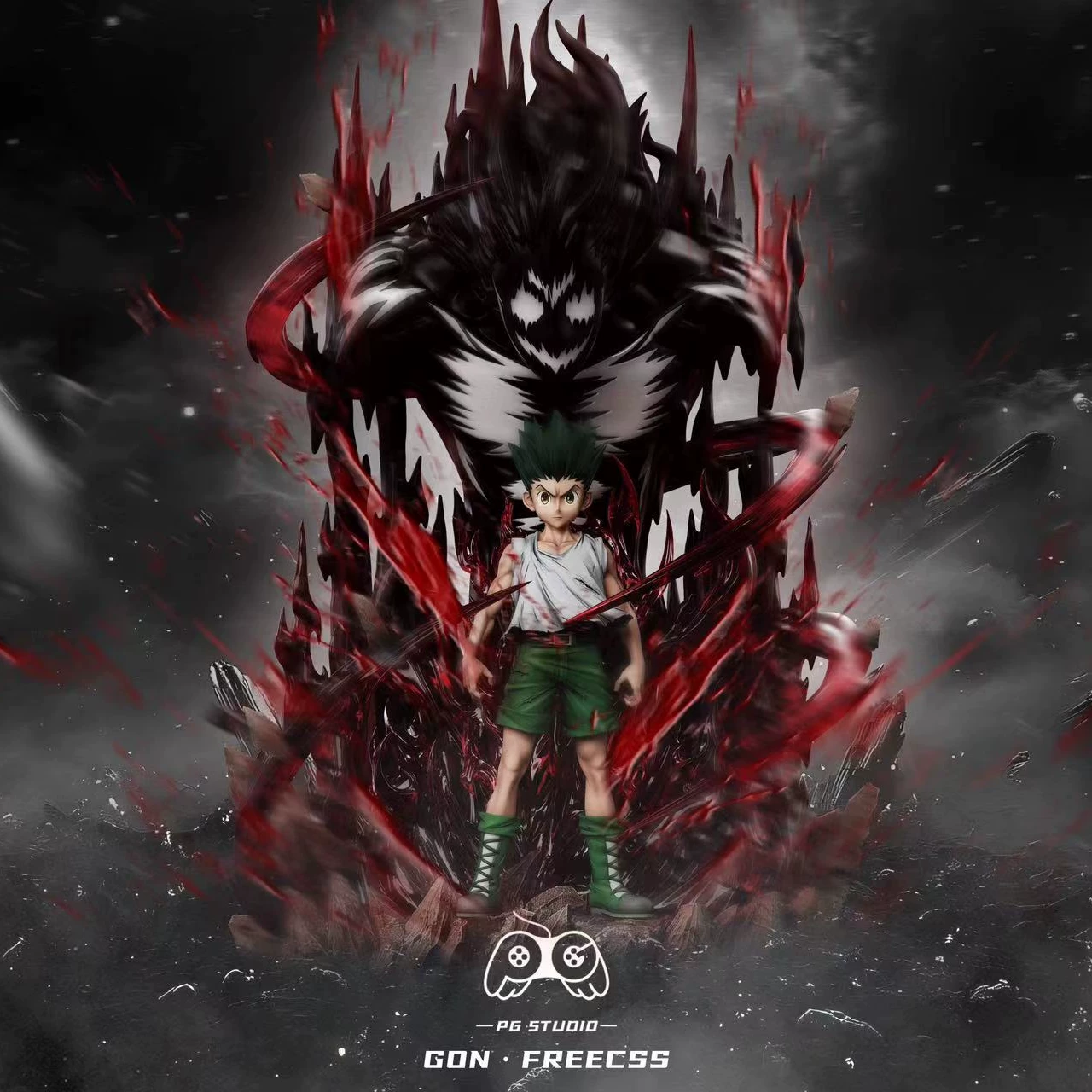 Spot PG Studio Полный рабочий день Охотник Blackened Xiaojie Модель Статуя