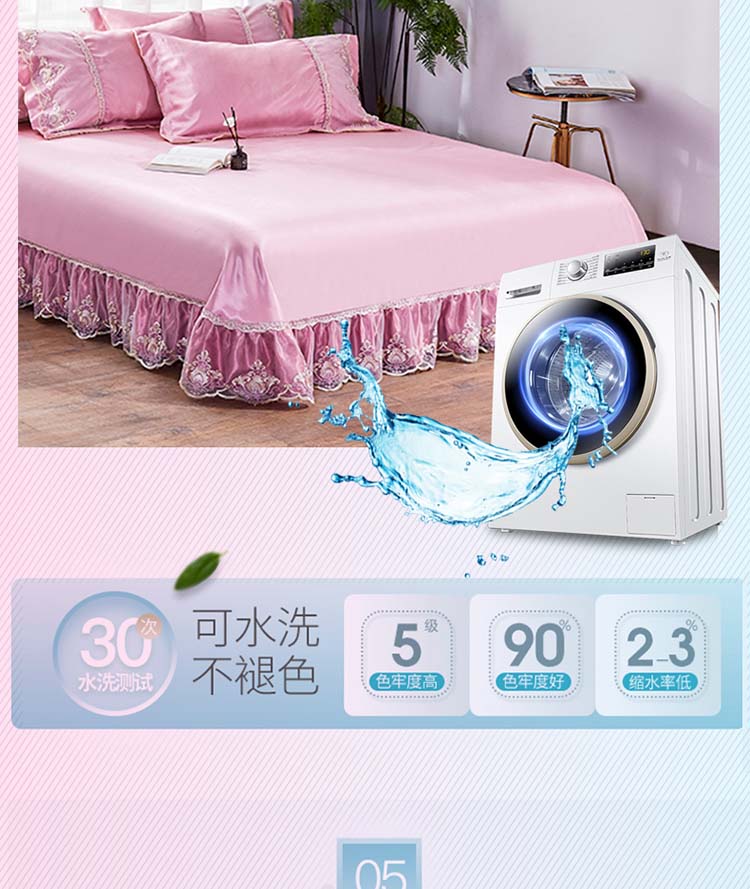 Phong cách châu Âu giường váy ren băng lụa mat ba mảnh mô hình 1.8m2 mét sub-máy lạnh ghế Ruanxi gấp rửa - Thảm mùa hè giá đệm nước everon