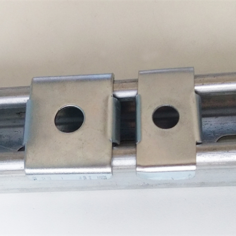 C-shaped steel gasket limit gasket hoisting cover plate anti-vibration bracket accessories Huasi 41C-shaped steel 21 hoisting accessories