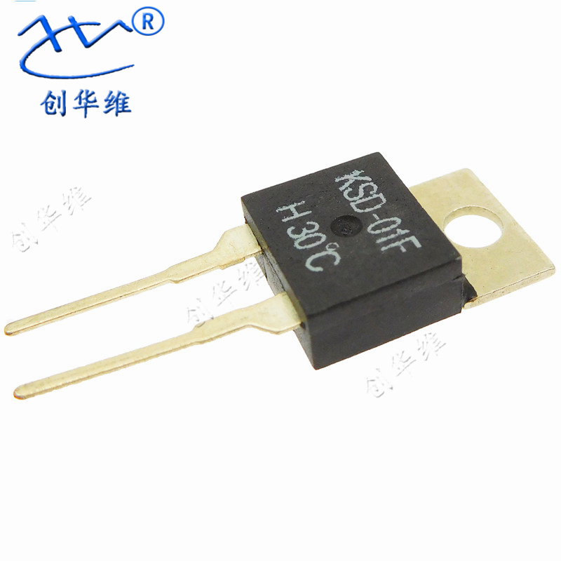 創華維常開溫控開關juc 31f Ksd 01f H30 2a250v溫度控制器to220