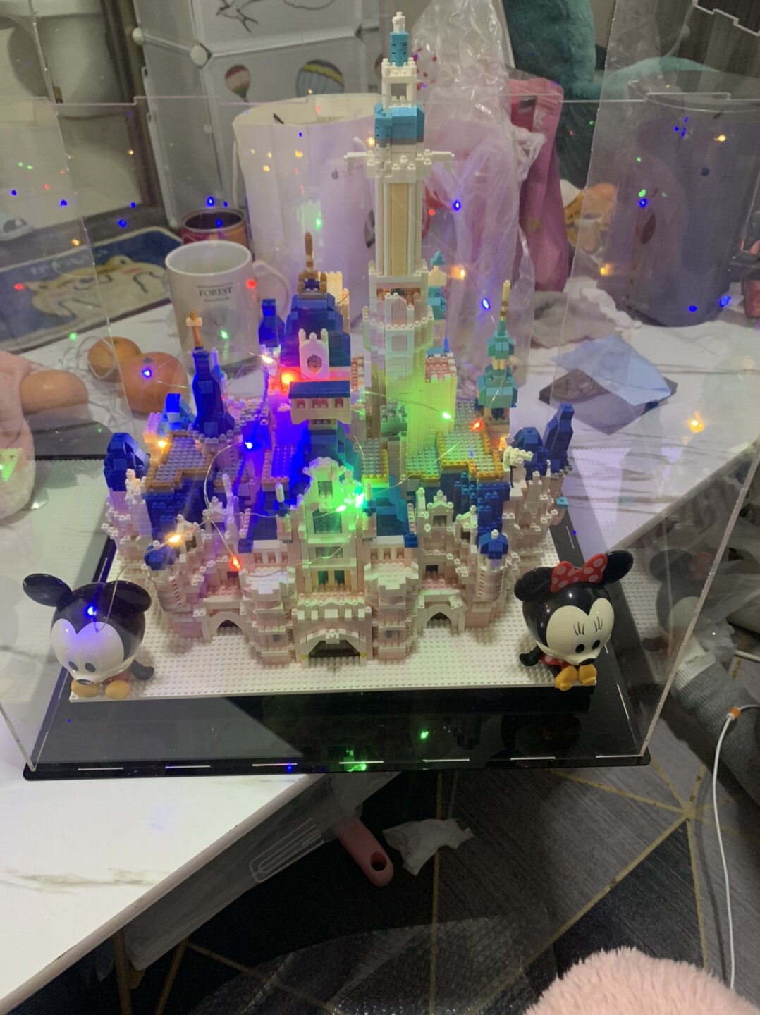 (Single shot not sent) LED light string display box decorative light warm light colored light battery 50cm 1m 2m pic 3