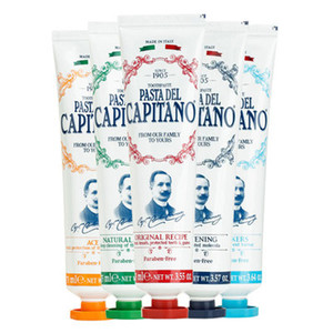 意大利老船长植物草本亮白牙膏