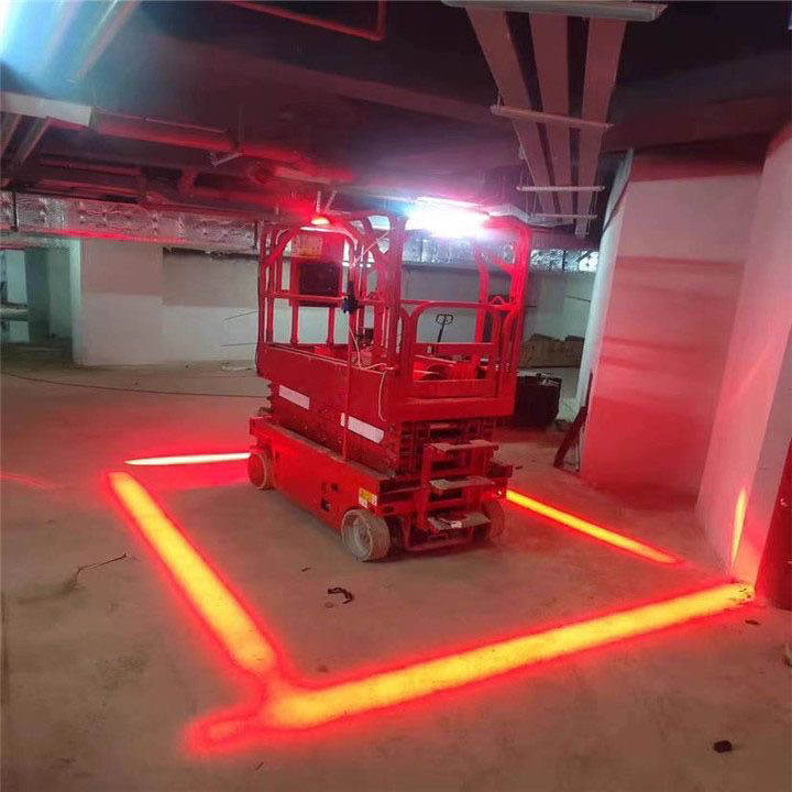 Lift Platform, Aerial Work Vehicle, Red Light, Forklift Area Light, Linear Light, Led Boundary Light, Marker Light, 12-80V Universal