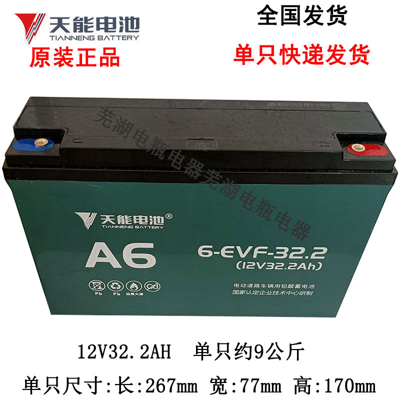 Single Energy Cell Battery 12V32AH 6-EVF-32 Black Gold 12V32A Single Battery