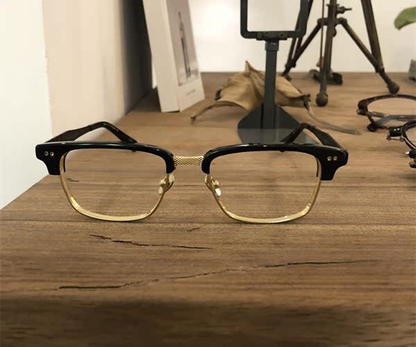 Kính râm retro Nei retro kính gọng kính khung nam và nữ cận thị kính gọng kính nửa khung kính nam