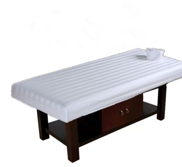 Vật lý trị liệu massage massage làm đẹp cơ thể ga trải giường 笠 bộ bông đặt hàng với lỗ trực tiếp nhà máy đặc biệt Ga phủ giường