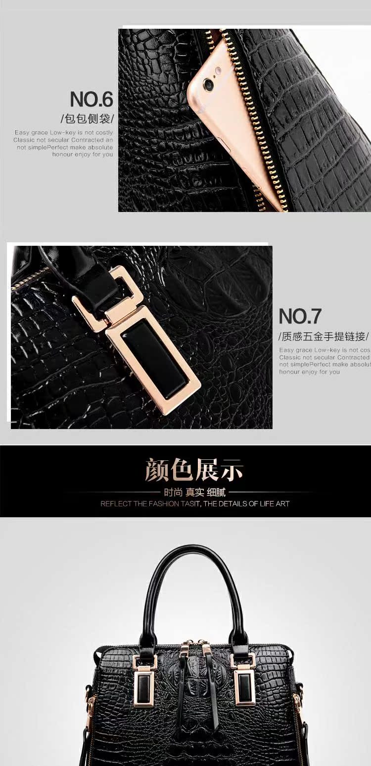 Làn sóng mới của phụ nữ túi xách thời trang cá sấu mẫu túi xách nữ túi xách Messenger tui xach