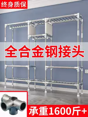 Assembly cloth wardrobe modern simple storage cabinet hanging wardrobe simple fabric wardrobe rental room home bedroom cabinet