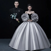 Черный ретро топ без лямок для влюбленных, свадебное платье, французский стиль, реквизит для фотографии