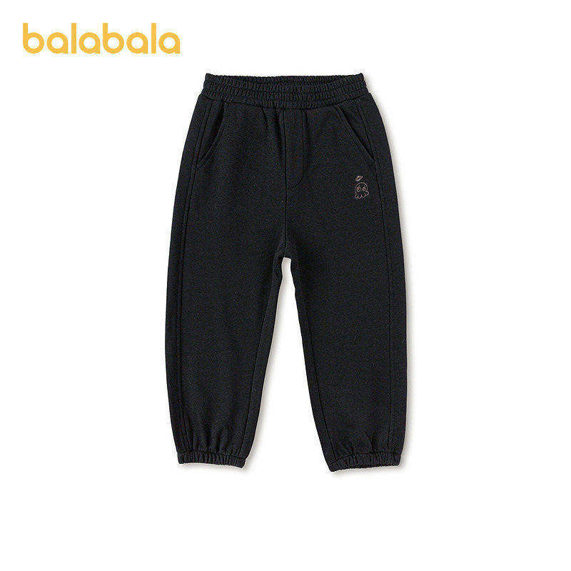 [Same Style as in the Mall] Balabala Children's Clothing Kids' Long Pants for Boys and Girls 2026 New Spring Elastic Jogger Pants