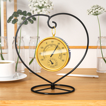 Thermometer home indoor creative living room Precision temperature and humidity meter wall-mounted baby room high-precision dry hygrometer
