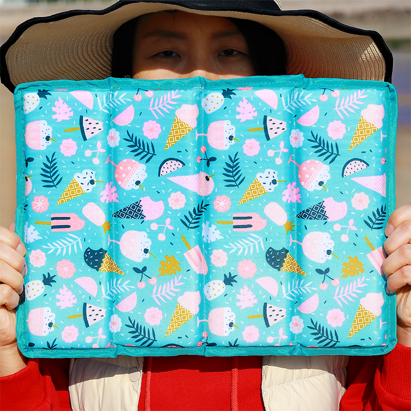 Oxford cloth folding cushion Outdoor mountaineering 20% off cushion Park Square dance Moisture-proof cooling wear-resistant cushion