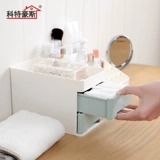 Косметическая японская свежая коробка для хранения, настольная помада для ухода за кожей, коробка для косметики