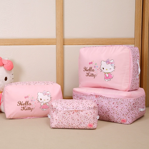 Hello kitty, одеяло, сумка для хранения, пылезащитная японская система хранения для детского сада, увеличенная толщина