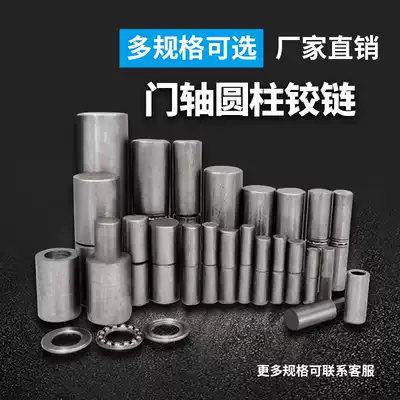Large iron door welding door shaft cylindrical hinge heaven and earth shaft fire hidden door upper and lower hinge refrigerator door hinge