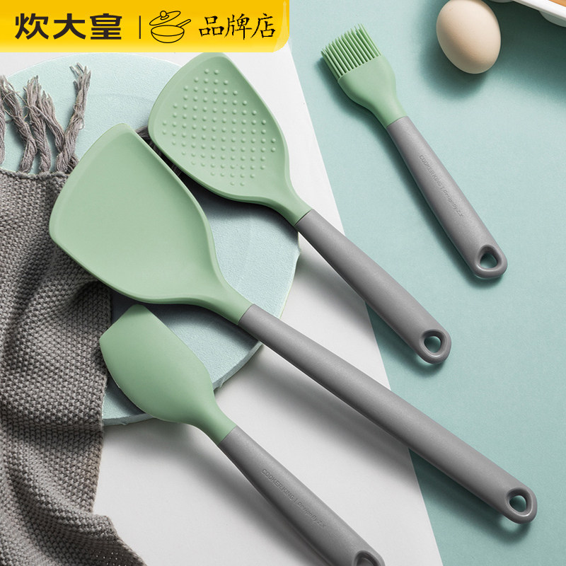 Cooking emperor non-stick pot special silicone shovel frying pan shovel scraper oil brush soup spoon hot pot spoon rice shovel salad shovel pot shovel