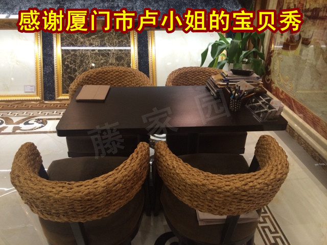 Cung cấp đặc biệt nhà máy sản xuất đồ nội thất mây mây trực tiếp nhà trà mây wicker ghế năm mảnh cà phê cửa hàng sofa bàn ghế kết hợp - Bộ đồ nội thất giường gỗ