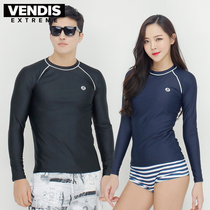 VENDIS EXTREME Korean jellyfish swimsuit couples quick-dry male and female sunscreen long-sleeved diving surf suit slim