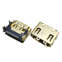HDMI patch gold-plated HD Holder 19p patch HD transmission seat gold-plated high quality HDMI mother seat