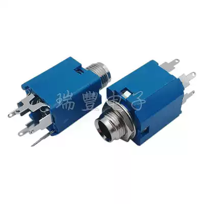 PJ-612A mixer microphone microphone socket 6 5mm five feet 6 35 stereo headset audio female seat