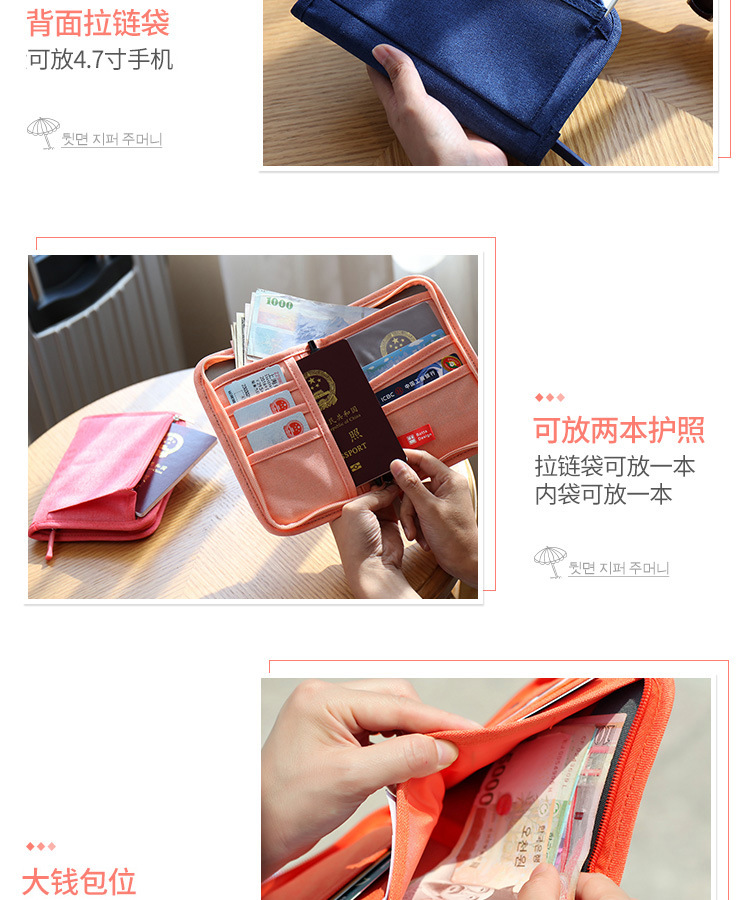 Lohas Travel Hộ chiếu Clip Tài liệu du lịch Du lịch Du lịch Du lịch Di động Hộ chiếu di động Light ID Card Case túi đeo chéo nữ mini