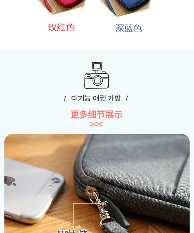 Lohas Travel Hộ chiếu Clip Tài liệu du lịch Du lịch Du lịch Du lịch Di động Hộ chiếu di động Light ID Card Case