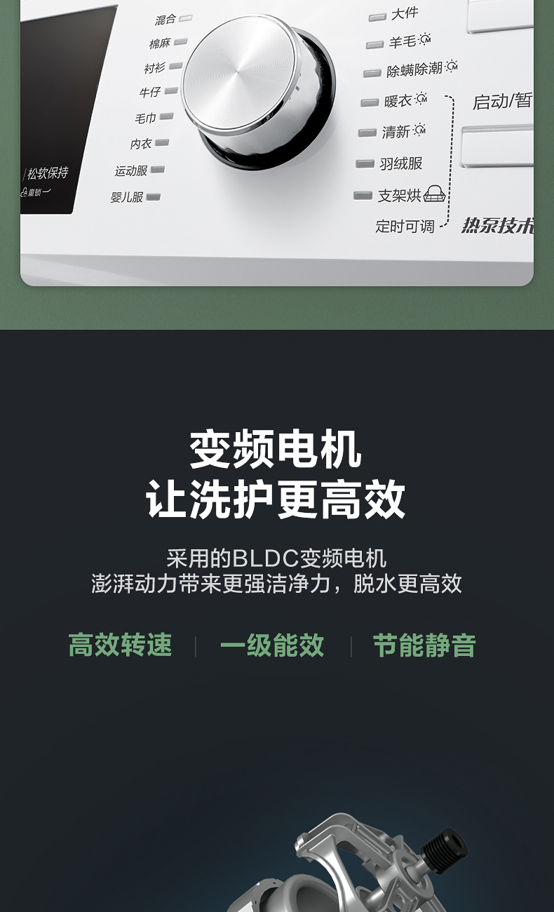 小天鹅 洗烘套装 10kg 图14
