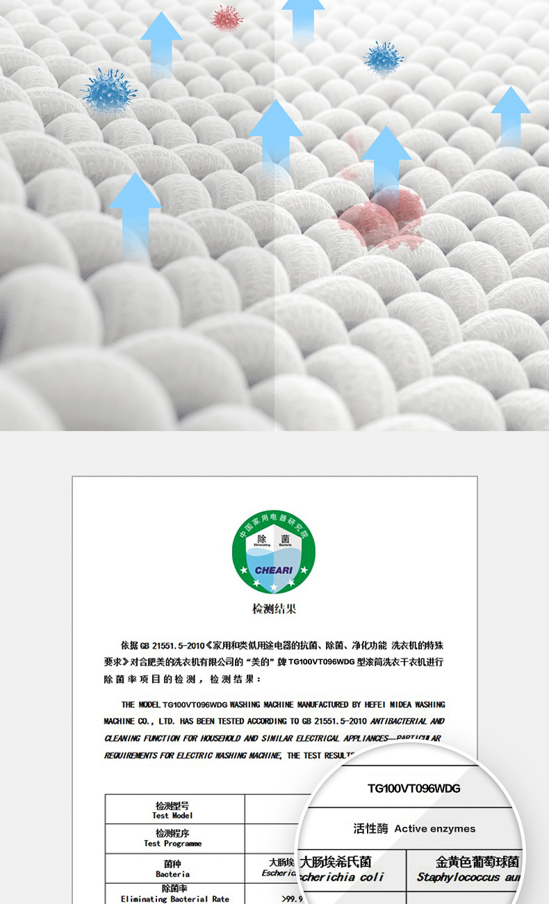 小天鹅 全自动变频滚筒洗衣机 10kg 一级能效 图4