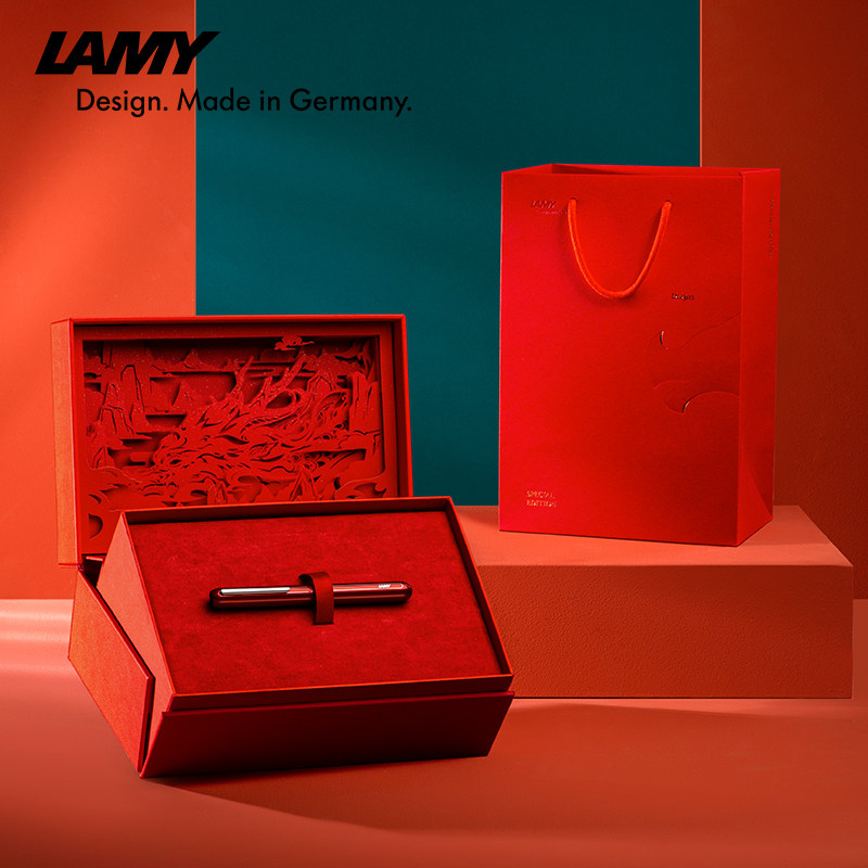 (Graduation Gift) LAMY Lingmei Pen Gift Box Dialogue Focus 3 Series Chinese Style Ink Pen Guochao Style Gift Official Flagship Store Holiday Gift Exquisite Gift