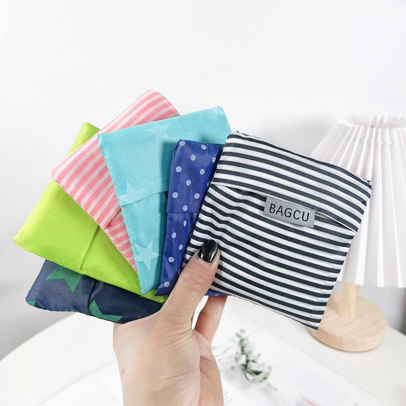 Out of the UK thickening nylon portable folding supermarket shopping bag large capacity environmental friendly bag bag buy bag bag