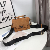 Z * RA New Fashion anti-velvet leather hand carry messenger bag small wild leather shoulder bag shoulder bag small square bag