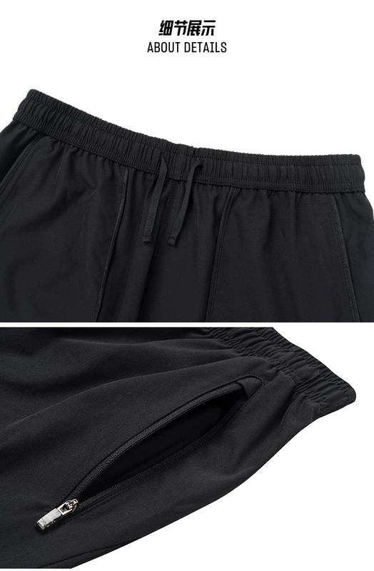 Quần short thể thao Anta quần nam 2019 hè mới thoáng khí nhẹ chạy thể dục quần short nam 15925302 - Quần thể thao quan the thao nam
