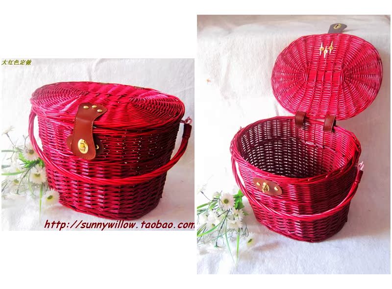 Panier pour vélo SUNNY WILLOW en vigne - Ref 2268384 Image 23