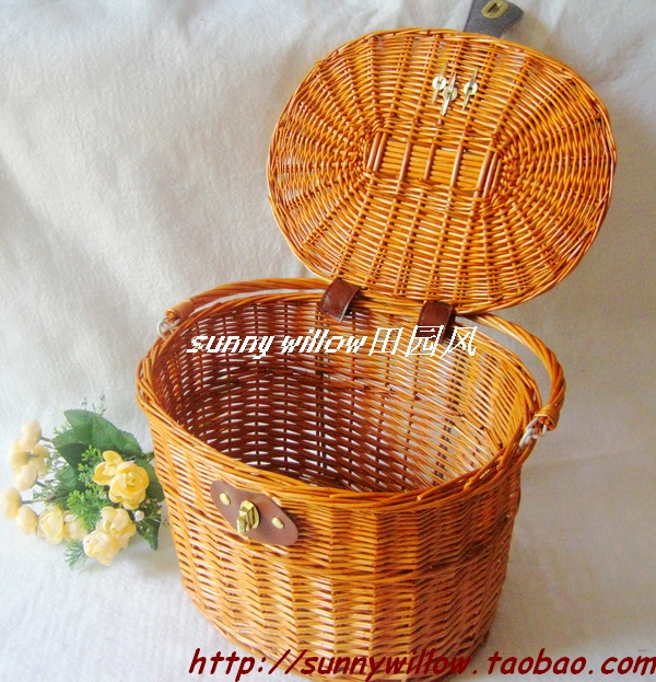 Panier pour vélo SUNNY WILLOW en vigne - Ref 2268384 Image 11