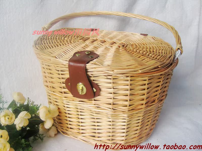 Panier pour vélo SUNNY WILLOW en vigne - Ref 2268378 Image 7
