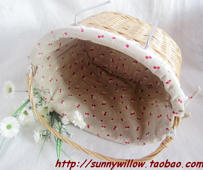 Panier pour vélo SUNNY WILLOW en vigne - Ref 2268379 Image 14